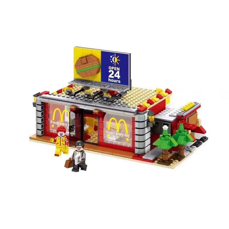 4in1-Mcdonaldd-Streetscape-series-USB-lighting-Building-Blocks-Bricks-Compatible-with-legoinset-Model-toys-Sembo-SD6901-32920386487