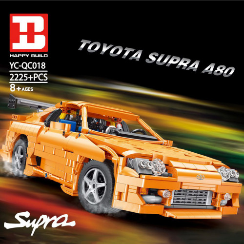 QC018 YUJI  THE SUPRA A80 RACING CAR    | SPORT CAR