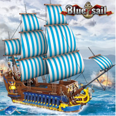 031011  MORK THE  BLUE SAIL PIRATE SHIP| SHIP