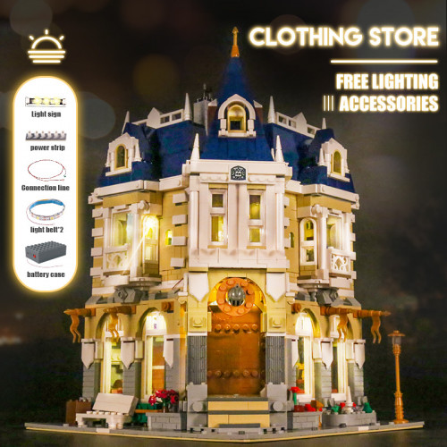 11005 MOULD KING THE  COSTUME SHOP WITH LED LIGHT    | HOUSE