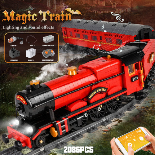 12010 MOULD KING The Motorized Magic Remote Control Train  | TRAIN
