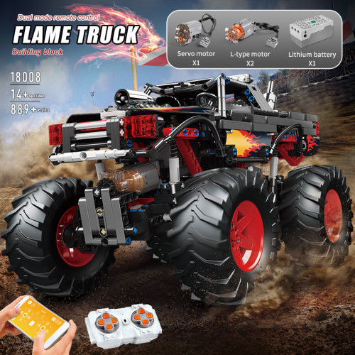 18008 MOULD KING THE  Motorized Flame Climbing Truck  | SPORT CAR