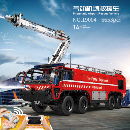 19004 MOULD KING THE RC AIRPORT RESCUE FIRE TRUCK  | SPORT CAR