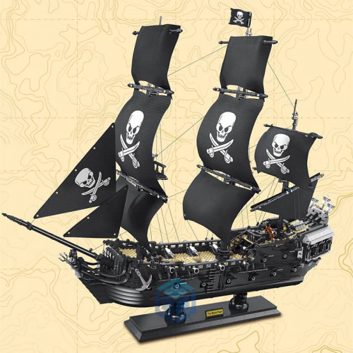 6001  DK THE CARIBBEAN BLACK PEARL SAILBOAT PIRATE SHIP| SHIP