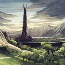 112501 THE BLACK STANDING TREE  | SPACE