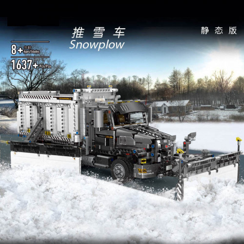 MOULD KING 13166 THE SNOW CLEANNING TRUCK| MOC