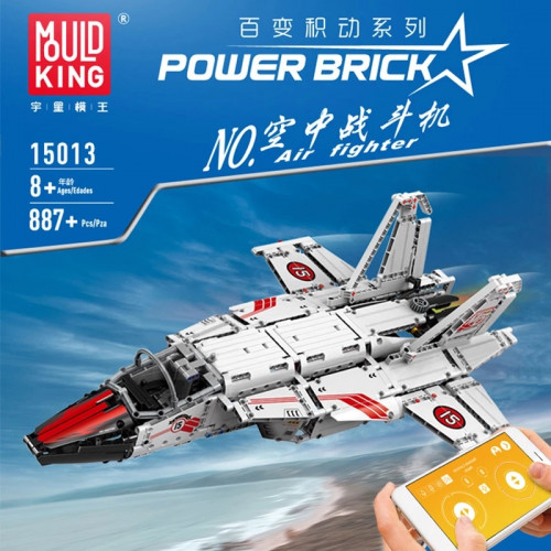 15013 THE MOULD KING THE AIR FIGHTER WITH RC APP | ACG