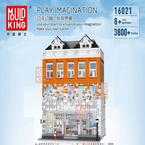 Mould King 16021 Crystal House with LED lights| MOC