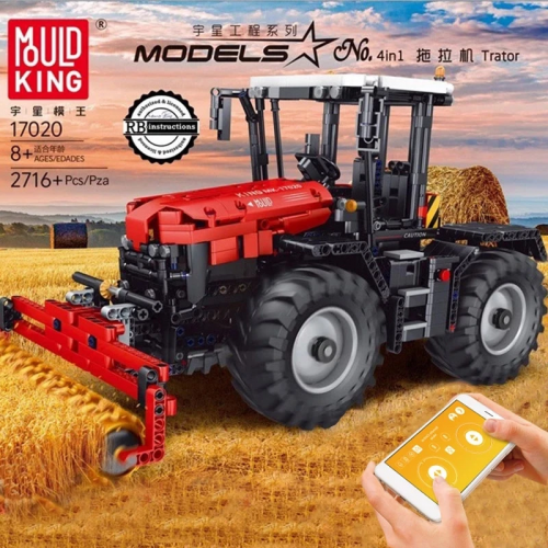 Mould King 17020 RC Tractor Fastrac 4000er series| SPORT CAR