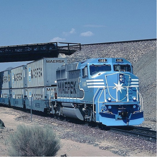 21006 CONTAINER TRAIN IN BLUE | TRAIN|