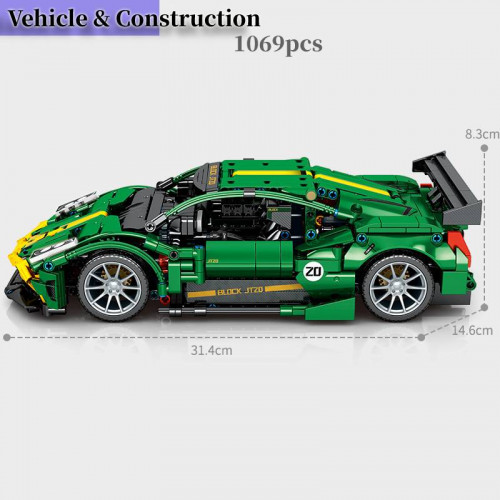 THE GREEN RACING CAR 1:14  | SPORT CAR