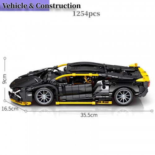 THE LIGHTNING YELLOW BLACK SUPER CAR 1:14 | SPORT CAR