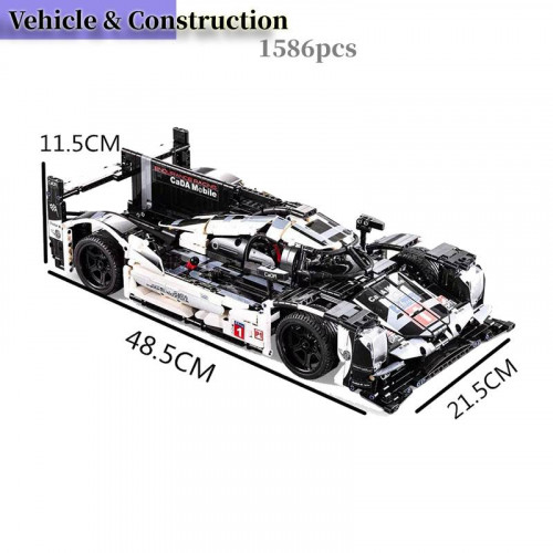 THE HYBRID RACING CAR IN WHITE 1:9.5 | SPORTS CAR