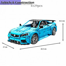 THE BLUE RACING CAR C63 1:8 | SPORT CAR