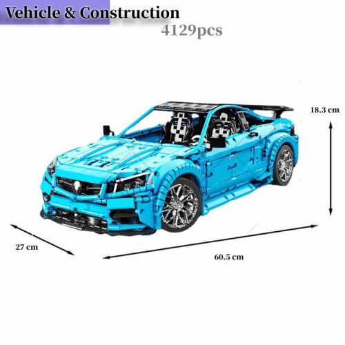 THE BLUE RACING CAR C63 1:8 | SPORT CAR