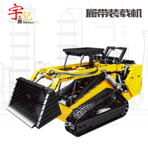 YC 22007 THE YELLOW TRACK LOADER WITH REMOTE CONTROL | SPORT CAR