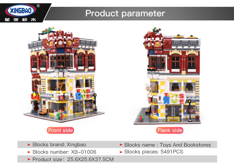 XingBao-01006-5491Pcs-the-Genuine-Creative-MOC-City-Series-The-Toys-and-Bookstore-Set-Building-Blocks-Bricks-Toy-Model-Gift-32853465242